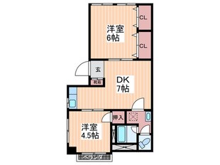 吉岡第一ビルの物件間取画像